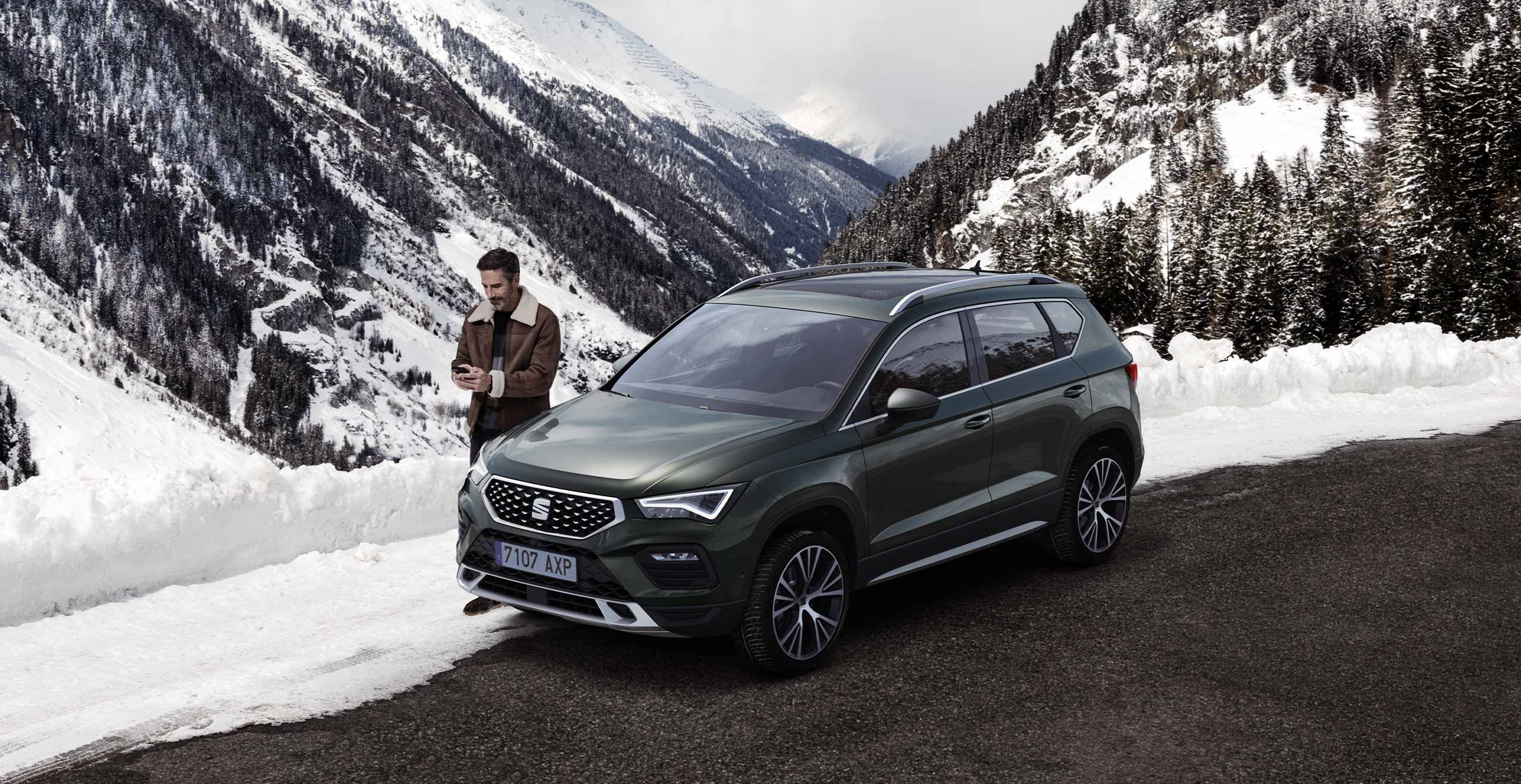 new SEAT Ateca from the rear